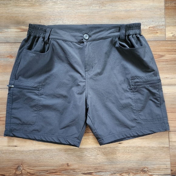 Willit Pants - Willit Women's Outdoor Cargo Shorts 6 Inseam Gray XL